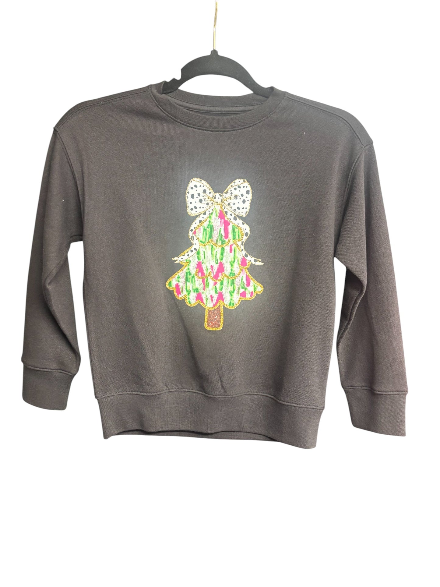 Christmas Tree Sweatshirt in Gray