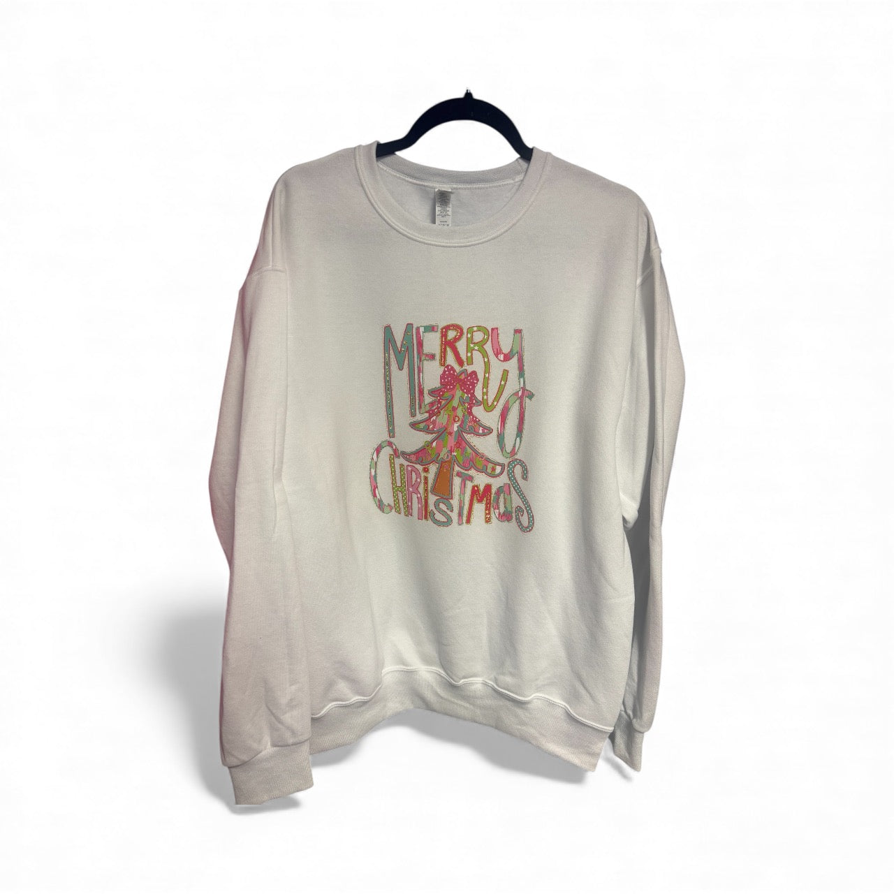 White Merry Christmas Sweatshirt
